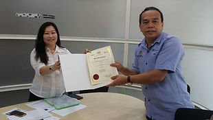 Certificate of Appreciation for Job Fair Participation
